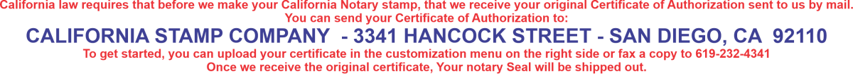 California Notary stamps, seals, journals and more. Many sizes and types available. Since 1892 California Stamp has been the choice for Notary Public supplies.